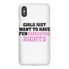 girls just want to have fundamental rights iPhoneX Case