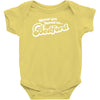 never get bored in bedford Baby Onesie