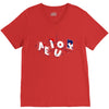 vowel party time V-Neck Tee