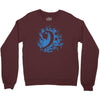 bass clef in blue Crewneck Sweatshirt