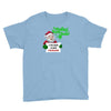 heapy new year funny santa claus christmas Youth Tee