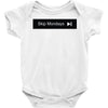 skip mondays Baby Onesie