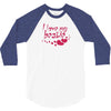 I Love My Bestie 3/4 Sleeve Shirt