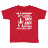 as a scorpio i have 3 sides Toddler T-shirt