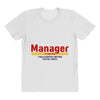 Manager Of Myselfy i Was Nobody Before Social Media All Over Women's T-shirt