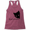 black cats rule Racerback Tank