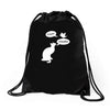 pussy chicken tshirt funny cat bird humor tee rooster Drawstring Bags