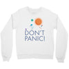 spacex don't panic in space Crewneck Sweatshirt