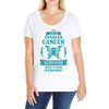 I am a Ovarian Cancer Survivor - What's Your Superpower? Ladies Curvy T-Shirt