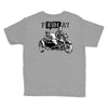 frideay white Youth Tee