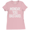 monday you bastard Ladies Fitted T-Shirt