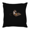 indiana mouse Throw Pillow