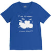 i'm a drummer please shout V-Neck Tee