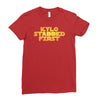 kylo stabbed first Ladies Fitted T-Shirt