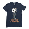 no one wants to play with me Ladies Fitted T-Shirt