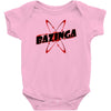 bazinga logo inspired by the big bang theory ideal birthday gift Baby Bodysuit