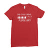 dad to be loading please wait new Ladies Fitted T-Shirt