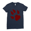 animal feet Ladies Fitted T-Shirt