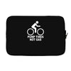 funny eco bicycle (2) Laptop sleeve