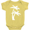 palm tree sticker vinyl decal tropical island beach ocean wall car win Baby Onesie