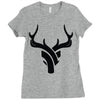 deer Ladies Fitted T-Shirt