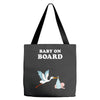 Baby On Board with Stork Tote Bags