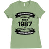 Premium Vintage  1987 Ladies Fitted T-Shirt