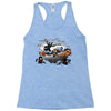 oblivious ninja trick or treat Racerback Tank