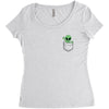 Alien Pocket Women's Triblend Scoop T-shirt