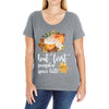 but first pumpkin space latte Ladies Curvy T-Shirt
