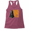 Coolest Dad Ever Next to Darth Vader of Course Racerback Tank