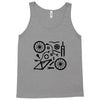 bike parts full suspension airfix model parts mens printed cotton Tank Top