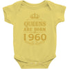 queens are born in 1960 Baby Bodysuit