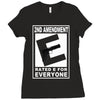 second amendment rated e for everyone Ladies Fitted T-Shirt