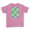 sad alien and daisy nineties grunge pattern Youth Tee