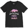 cool mama saurus. V-Neck Tee