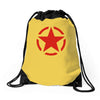 military starfunny retro army war vietnam usa britain fashion Drawstring Bags