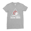 battle ground chicken dinner Ladies Fitted T-Shirt