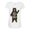 just hungry Maternity Scoop Neck T-shirt