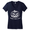 happy halloween 3 Women's V-Neck T-Shirt