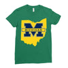 ohio for michigan Ladies Fitted T-Shirt