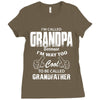 I'm Called Grandpa Because I'm Way Too Cool To Be Called Grandfather Ladies Fitted T-Shirt