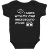 i come with music Baby Bodysuit
