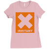 irritant mens Ladies Fitted T-Shirt