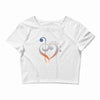 music expresses clef heart girls Crop Top