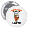 pumpkin space latte Pin-back button
