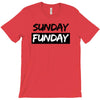 sunday funday t shirt funny jersey shore football T-Shirt