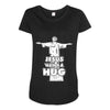 jesus wants a hug Maternity Scoop Neck T-shirt