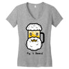 beerd Women's V-Neck T-Shirt
