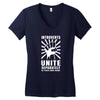 introverts Unite Separately in Your Own Homes Women's V-Neck T-Shirt